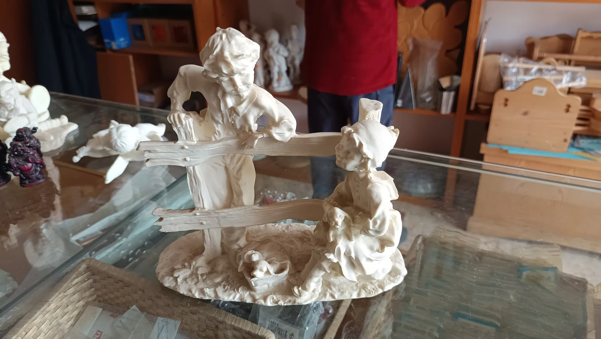 Niños valla marmolina 20cm