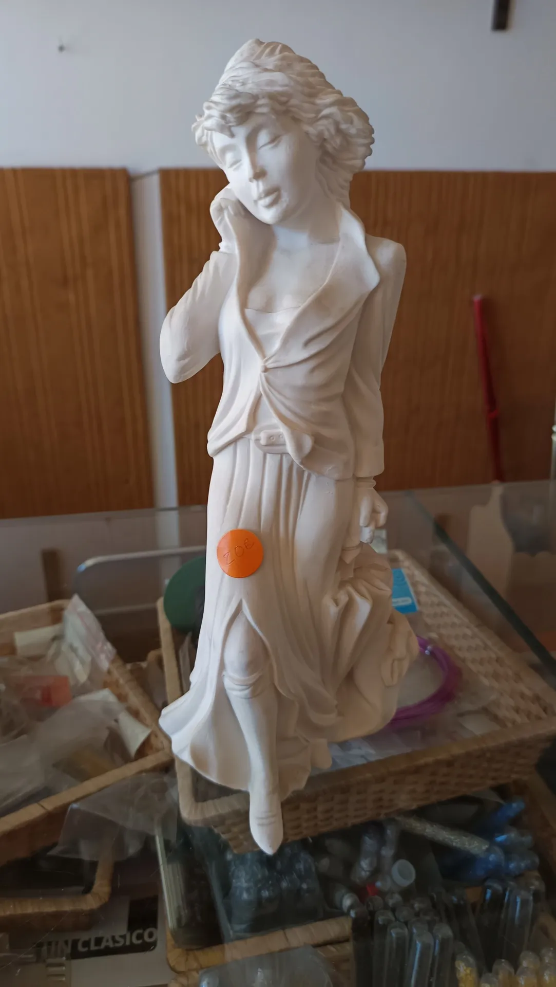 Chica marmolina paraguas plegado 30cm